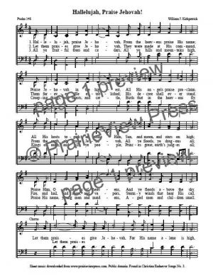 Song: Hallelujah Praise Jehovah