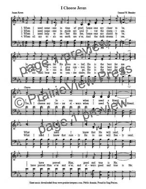Song: I Choose Jesus