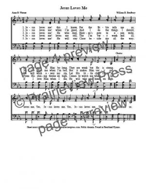 Song: Jesus Loves Me