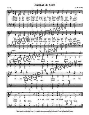 Song: Kneel At The Cross