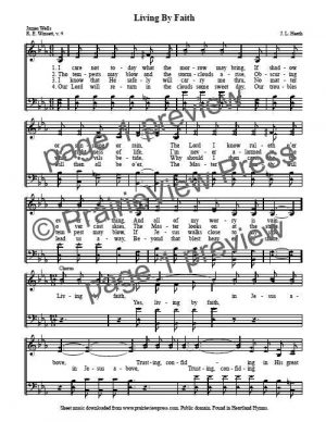 Song: Living By Faith