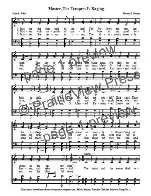 Song: Master The Tempest Is Raging