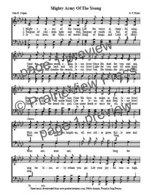 Song: Mighty Army Of The Young