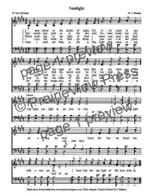 Song: Sunlight Sunlight