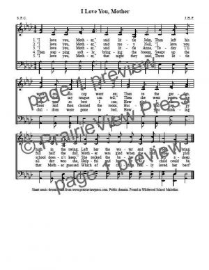 Song: I Love You Mother