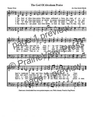 Song: The God Of Abraham Praise