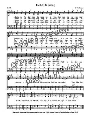 Song: Faith Is Believing