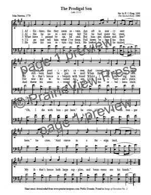 Song: The Prodigal Son