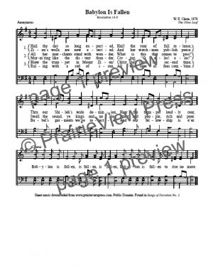 Song: Babylon Is Fallen