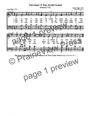 Song: Salvation oh The Joyful Sound