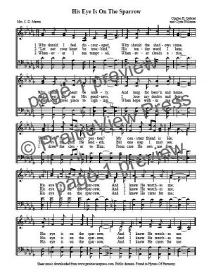 Song: His Eye Is On the Sparrow