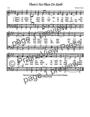 Song: There's No Place On Earth