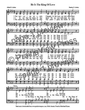 Song: He Is The King Of Love