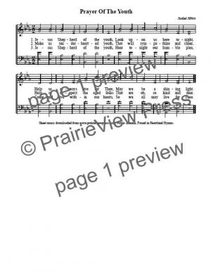 Song: Prayer Of The Youth