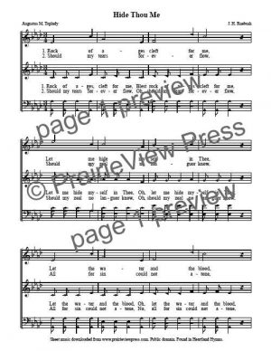 Song: Hide Thou Me