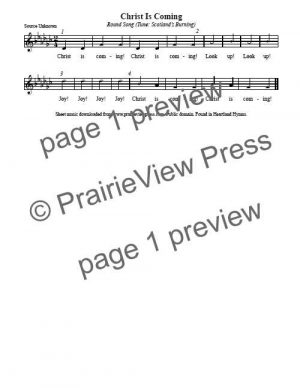 Song: Christ Is Coming