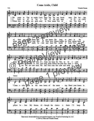 Song: Come Aside Child