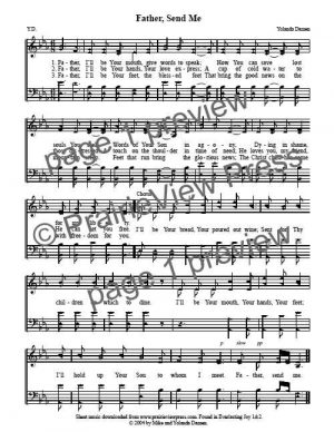 Song: Father Send Me