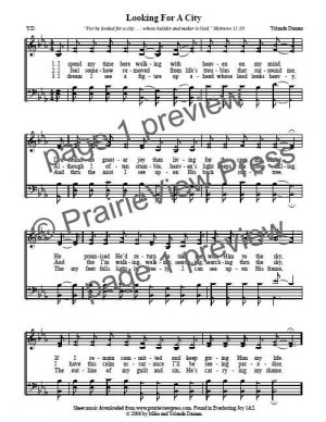 Song: Looking For A City