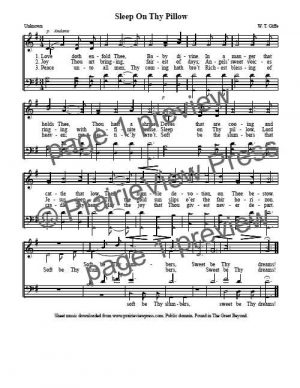 Song: Sleep On Thy Pillow