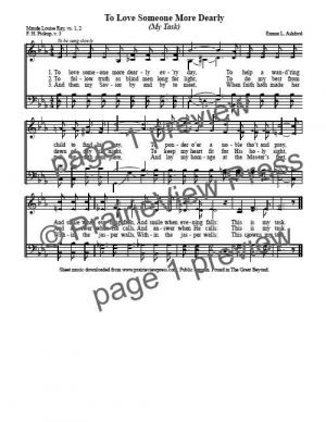 Song: To Love Someone More Dearly