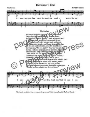 Song: The Sinner's Trial