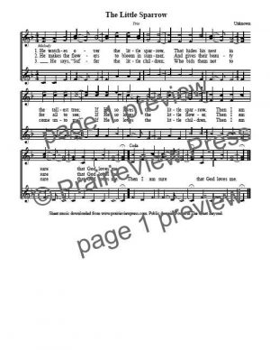 Song: The Little Sparrow