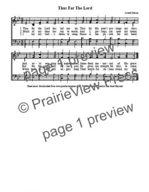 Song: Thus Far The Lord