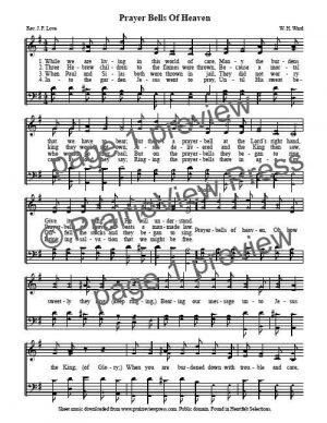 Song: Prayer Bells Of Heaven