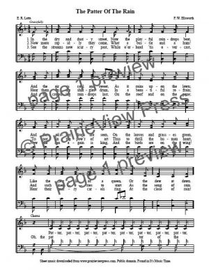 Song: The Patter Of The Rain