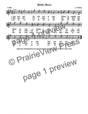 Song: Hobby Horse