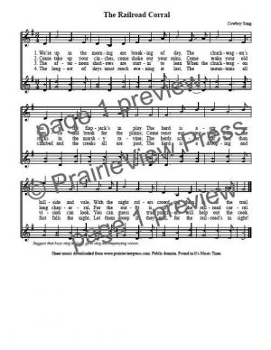 Song: The Railroad Corral