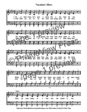 Song: Vacation's Here