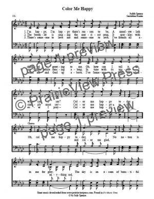 Song: Color Me Happy