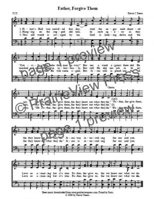 Song: Father Forgive Them