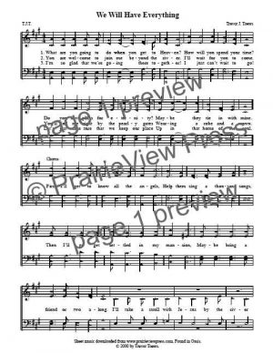 Song: We Will Have Everything