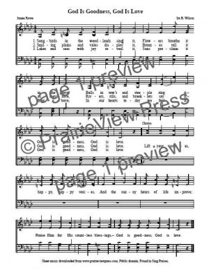 Song: God Is Goodness God Is Love
