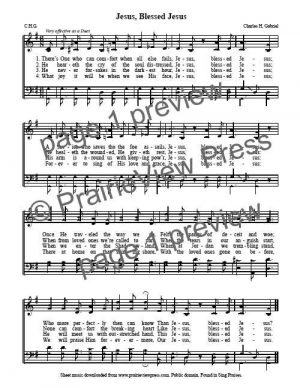 Song: Jesus Blessed Jesus