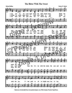 Song: The Bitter With The Sweet