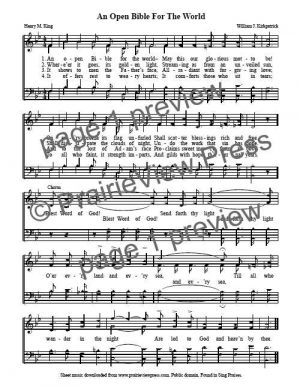 Song: An Open Bible For The World