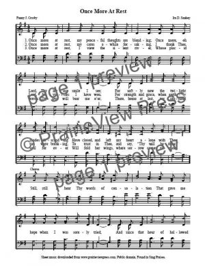 Song: Once More At Rest