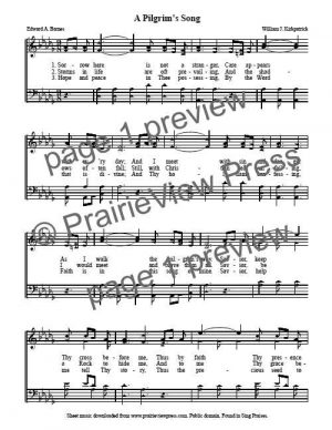 Song: A Pilgrim's Song