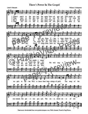Song: There's Power In The Gospel