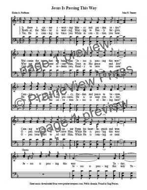 Song: Jesus Is Passing This Way