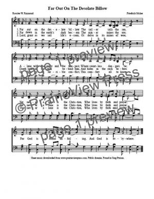 Song: Far Out On The Desolate Billow