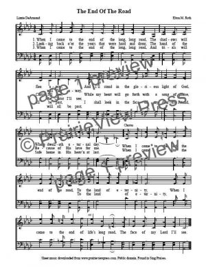 Song: The End Of The Road