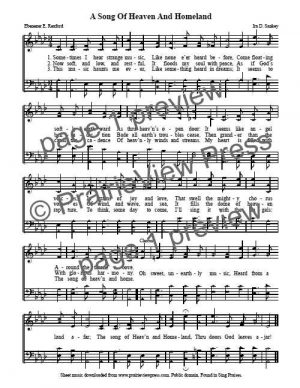 Song: A Song Of Heaven And Homeland