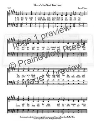 Song: There's No Soul Too Lost