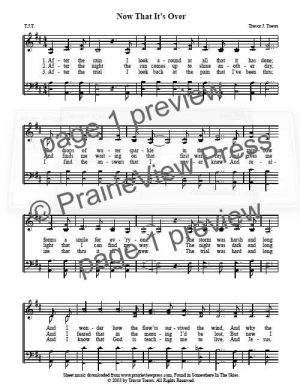 Song: Now That It's Over