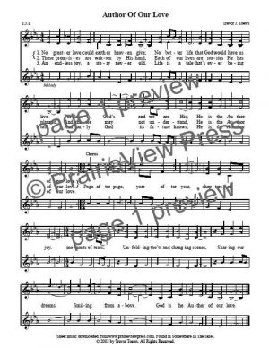 Song: Author Of Our Love